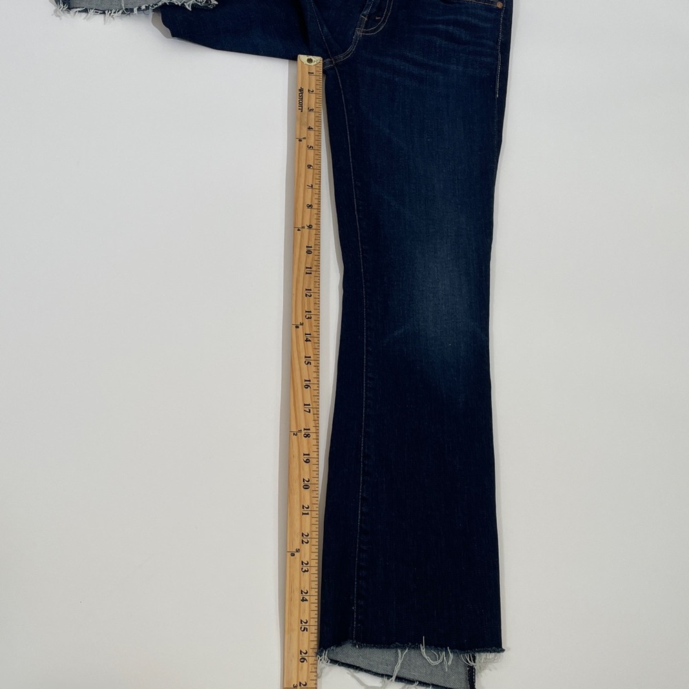 MOTHER JEANS The Insider Crop Step Fray Size 24 Off Limits EUC Like New - Picture 8 of 13